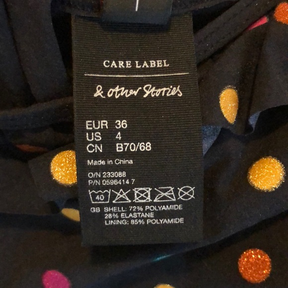 & OTHER STORIES Polka Dot Swimsuit - Picture 3 of 3